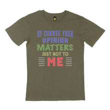 Load image into Gallery viewer, Of course your opinion. STREET TEE